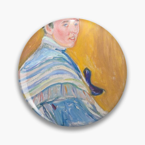 Artikelvorschau, Porträt von Hanni Asche – Edvard Munch Expressionistisches Porträt der modernen Frau und psychologischer Intensität (1907) entworfen und verkauft von Art Outlaws.