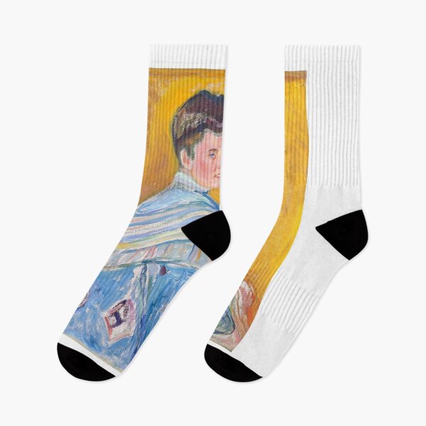 Item preview, Portrait of Hanni Asche – Edvard Munch Expressionist Portrait of Modern Woman and Psychological Intensity (1907) designed and sold by Art Outlaws.