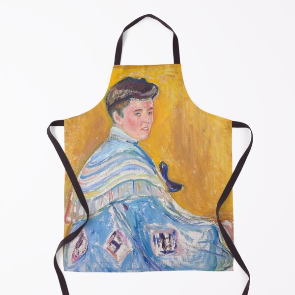 Item preview, Portrait of Hanni Asche – Edvard Munch Expressionist Portrait of Modern Woman and Psychological Intensity (1907) designed and sold by Art Outlaws.