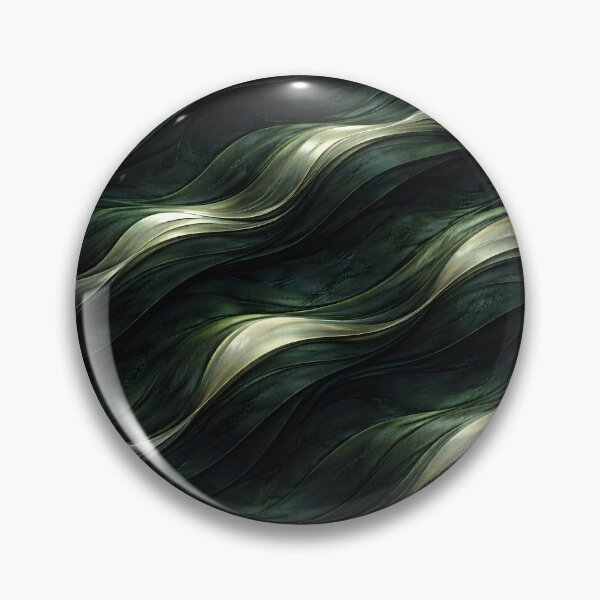 Item preview, Emerald Shadow Wave Pattern designed and sold by LuxeFusionArt.