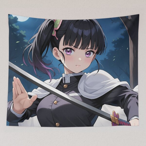 Item preview, Kanao Tsuyuri Moonlit Warrior Demon Slayer Anime designed and sold by thedarvills.