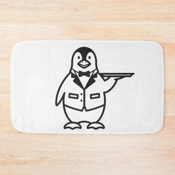 Item preview, Penguin Butler Serving Formal Drinks designed and sold by SunkenCost.