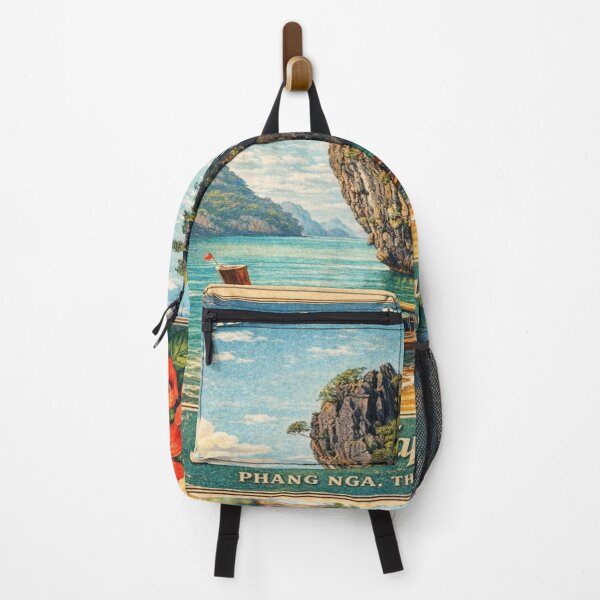 Item preview, Khao Tapu, Phang Nga, Thailand – Vintage Postage Stamp Art designed and sold by Wednesday Art design .