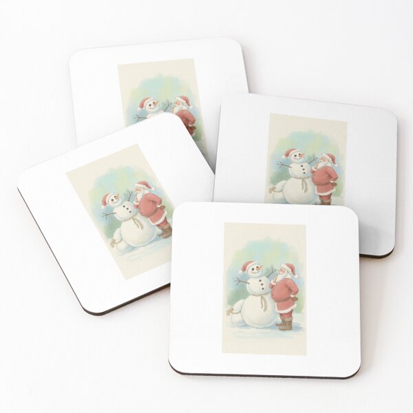 Item preview, Santa Klaus with snowman designed and sold by strughi.