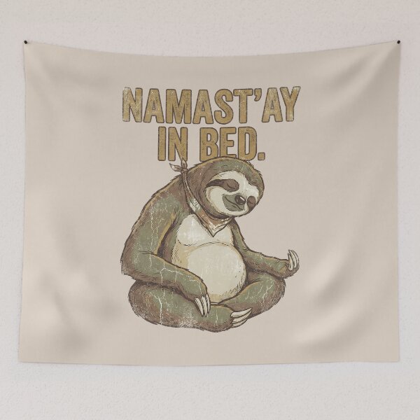 Item preview, The Sacred Art of Sleeping In: A Sloth’s Zenith designed and sold by AwesomeBeyondLimits.