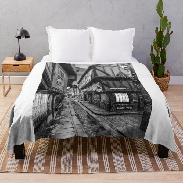 Item preview, York Shambles black and white designed and sold by RJW Images.