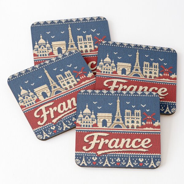 Item preview, Paris skyline, original knitted picture designed and sold by Mauswohn.