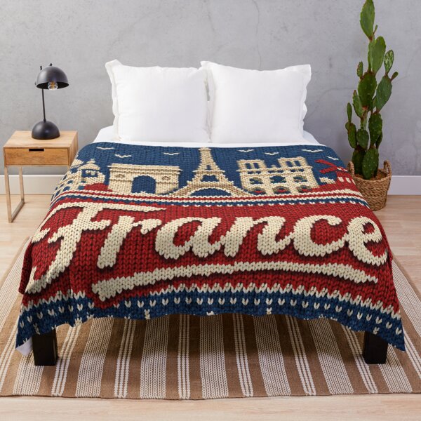Item preview, Paris skyline, original knitted picture designed and sold by Mauswohn.