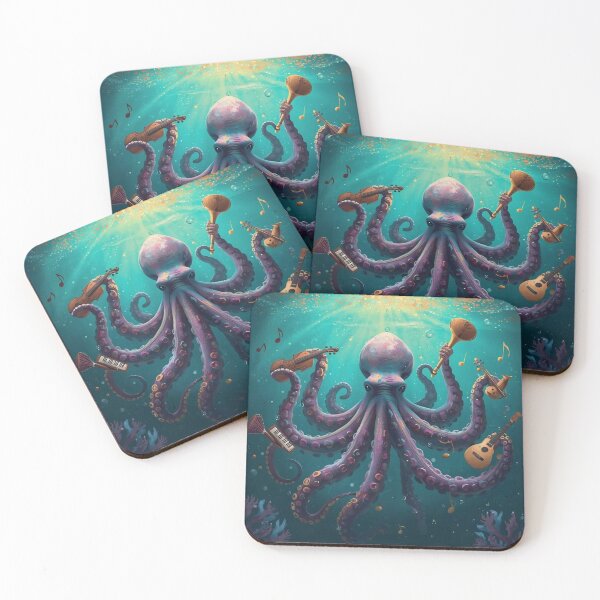 Item preview, Fantastical Musical Octopus Underwater Symphony designed and sold by Wonderful Designs.