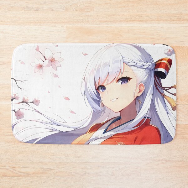Item preview, Belfast Azur Lane Anime Girl Kimono Sakura Grace designed and sold by thedarvills.