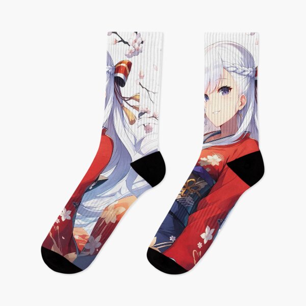 Item preview, Belfast Azur Lane Anime Girl Kimono Sakura Grace designed and sold by thedarvills.