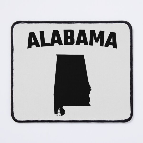 Item preview, Alabama State Map Silhouette - Classic Bold Black Typography designed and sold by mashmosh.