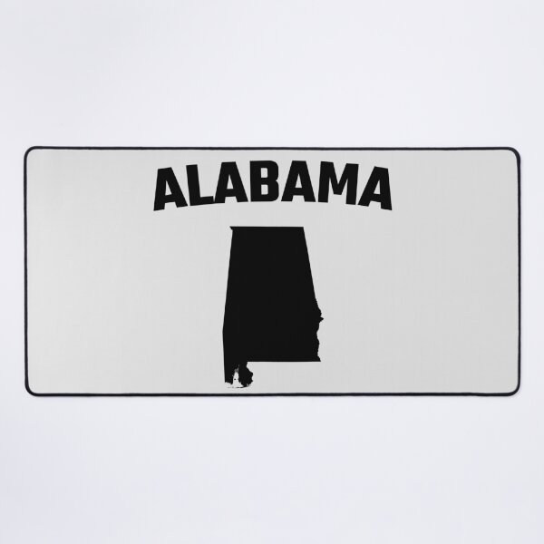 Item preview, Alabama State Map Silhouette - Classic Bold Black Typography designed and sold by mashmosh.