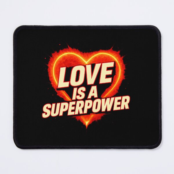 Item preview, LOVE IS A SUPERPOWER - Bold Valentine Typography designed and sold by MKreative Studio.