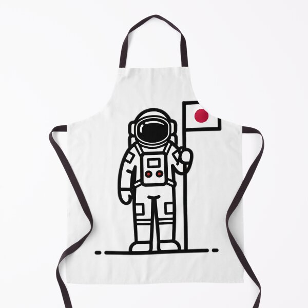 Item preview, Astronaut with Japanese Flag on Moon designed and sold by SunkenCost.