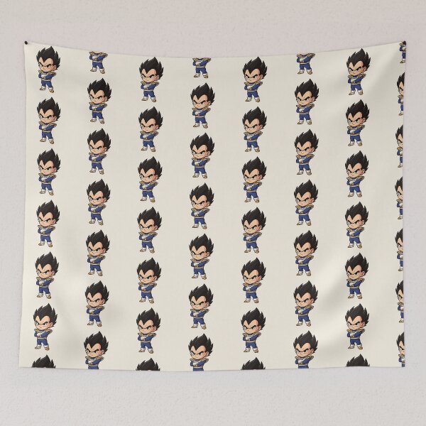 Item preview, Chibi Vegeta: Dragon Ball Inspired Cute Saiyan Design designed and sold by FluxCulture.
