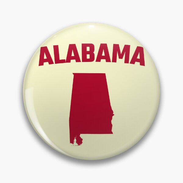 Item preview, Alabama State Pride - Crimson Red Retro Varsity Style designed and sold by mashmosh.