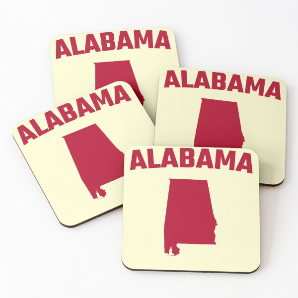 Item preview, Alabama State Pride - Crimson Red Retro Varsity Style designed and sold by mashmosh.