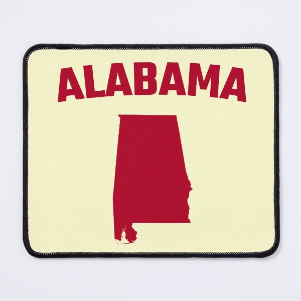 Item preview, Alabama State Pride - Crimson Red Retro Varsity Style designed and sold by mashmosh.