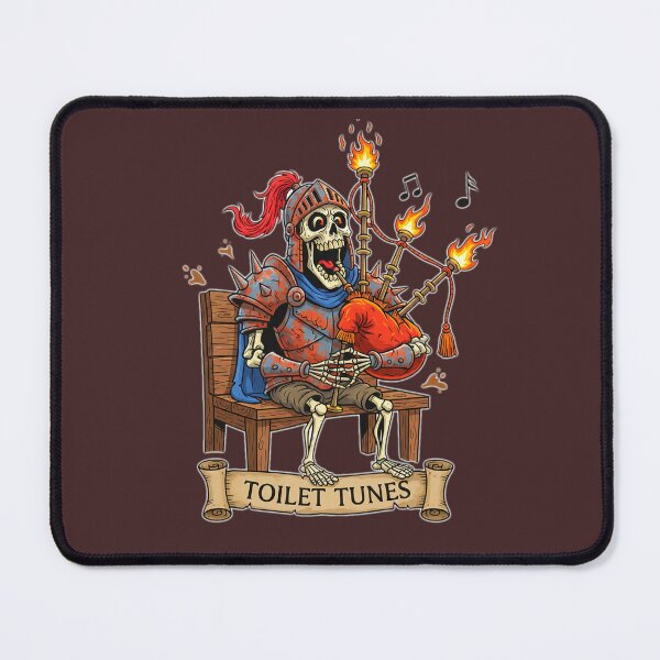 Item preview, Toilet Tunes Medieval Skeleton Knight Cartoon T-Shirt designed and sold by RebellDancer.