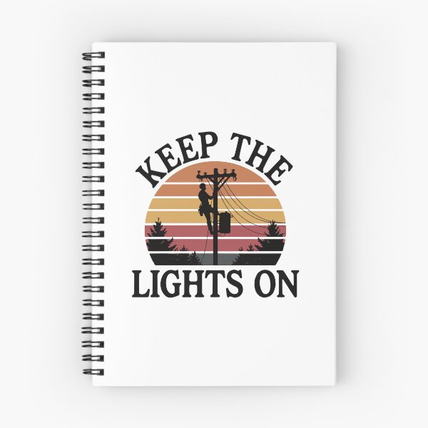 Item preview, Keep The Lights On – Electrical Lineman designed and sold by 101univers.