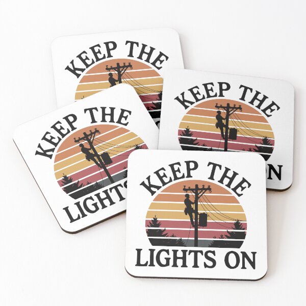 Item preview, Keep The Lights On – Electrical Lineman designed and sold by 101univers.