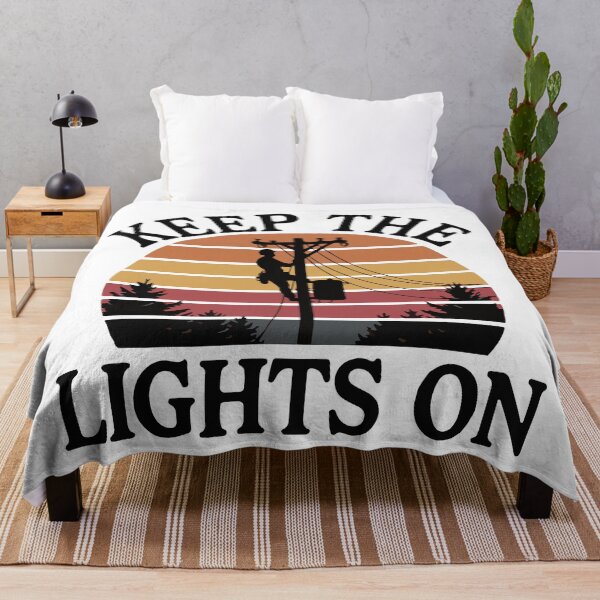 Item preview, Keep The Lights On – Electrical Lineman designed and sold by 101univers.