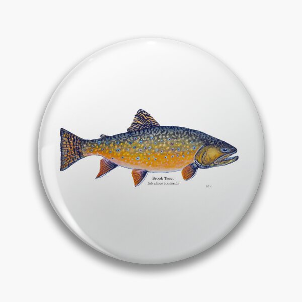Item preview, Nipigon River Brook Trout Painting designed and sold by Stephen Emms.