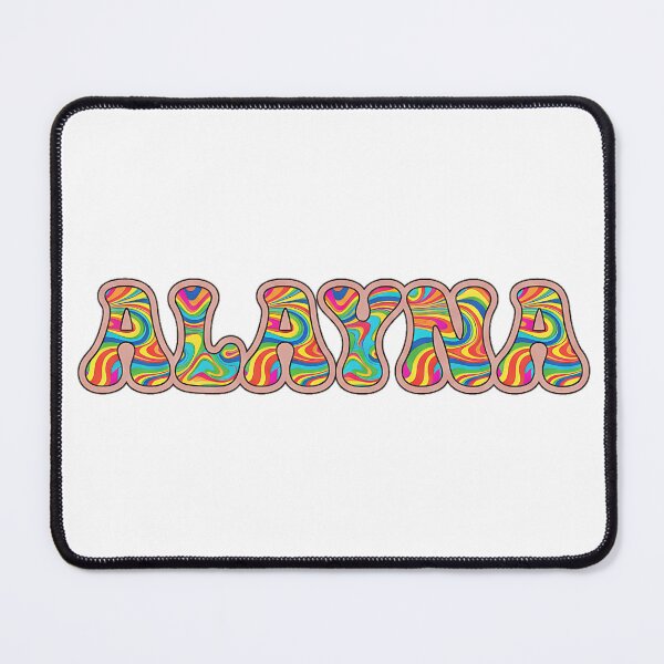 Item preview, ❤️ Alayna Personalized Name Wavy Retro Shirt, Coffee Mug, Sticker Gift designed and sold by HelixPedia.
