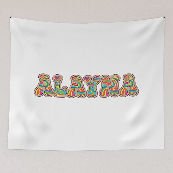 Item preview, ❤️ Alayna Personalized Name Wavy Retro Shirt, Coffee Mug, Sticker Gift designed and sold by HelixPedia.