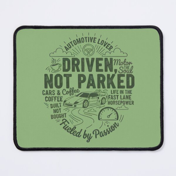 Item preview, Driven Not Parked – Design Cars & Coffee designed and sold by Fuel-Shirts.