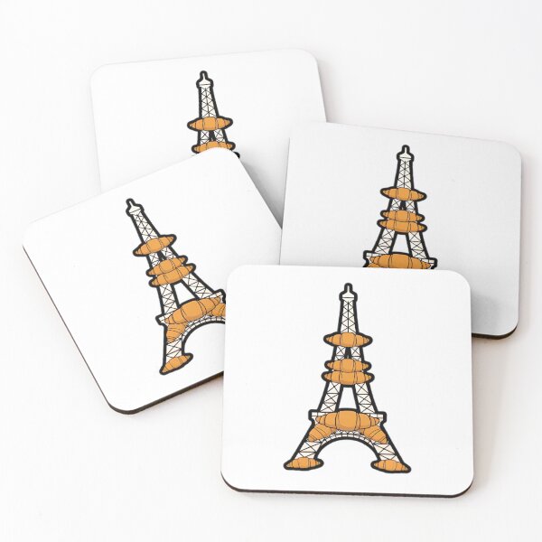 Item preview, Croissant Eiffel Tower Iconic Landmark designed and sold by SunkenCost.