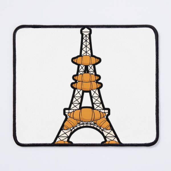 Item preview, Croissant Eiffel Tower Iconic Landmark designed and sold by SunkenCost.
