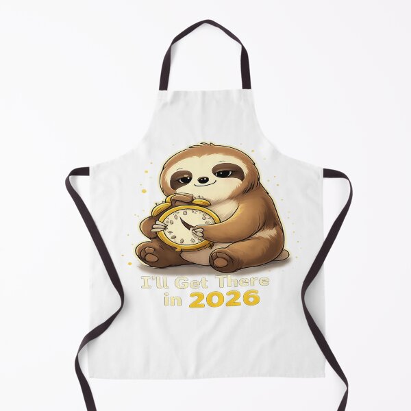 Item preview, I’ll Get There in 2026 – Cute Sloth New Year Resolution Design designed and sold by CraftLum.