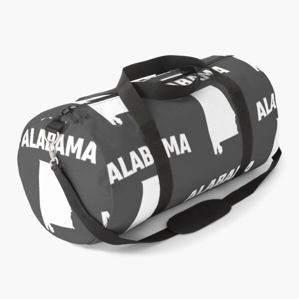 Item preview, Minimalist Alabama State Outline - Sweet Home Heartbeat White Silhouette designed and sold by mashmosh.