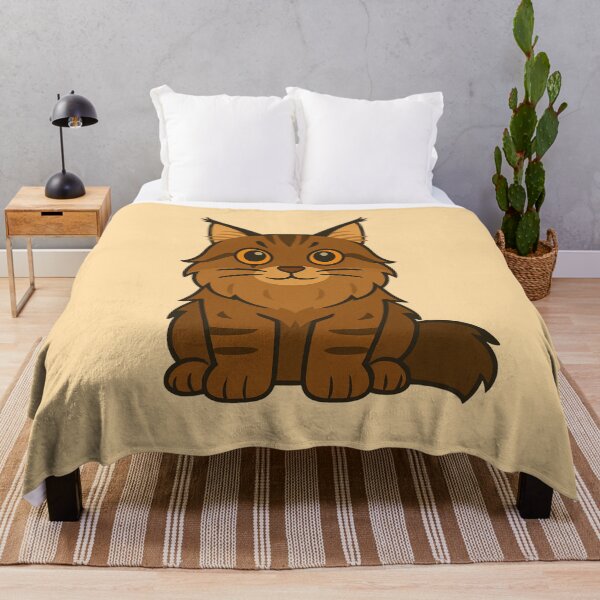 Item preview, Cute Maine Coon Cat Illustration – Fluffy Long-Haired Cat Lover Gift designed and sold by Aloloco.