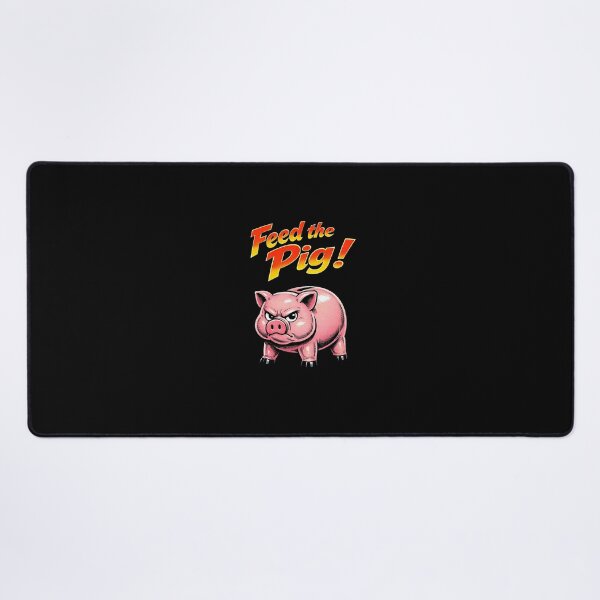 Item preview, Feed the Pig – Angry Pig Money Illustration designed and sold by The Devil's Bargain.