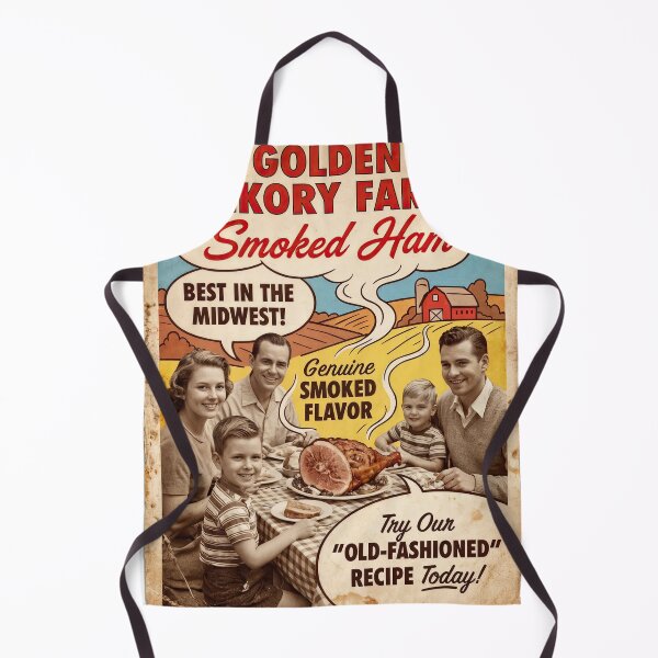 Item preview, Farmhouse Feast: Golden Hickory Nostalgia in Every Slice designed and sold by ForeverPrintsOK.
