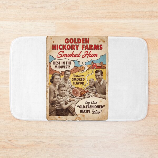 Item preview, Farmhouse Feast: Golden Hickory Nostalgia in Every Slice designed and sold by ForeverPrintsOK.