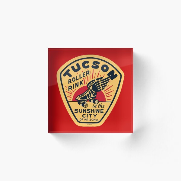 Tucson Roller Rink Acrylic Block