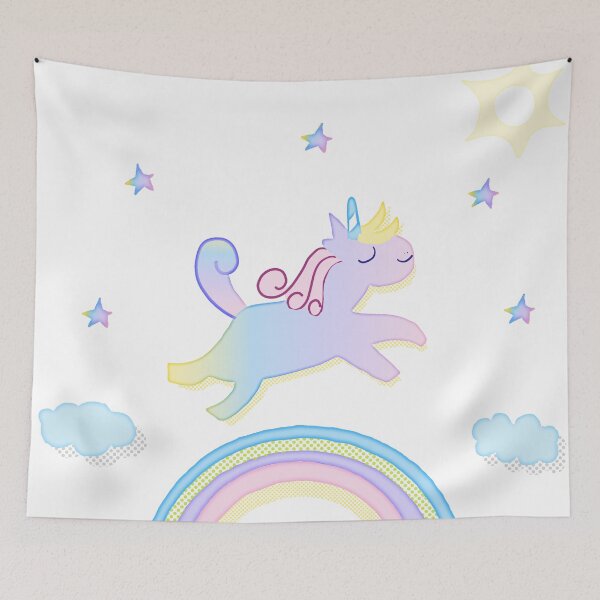 Item preview, Unicorn walks sky designed and sold by tropicatown.