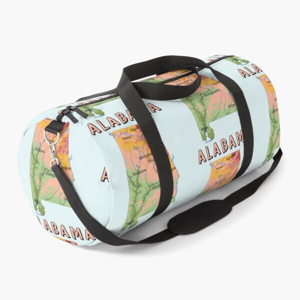 Item preview, Alabama Topographic Map - Colorful State Elevation Art designed and sold by mashmosh.