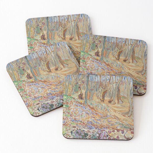 Item preview, Elm Forest and Spring – Edvard Munch Expressionist Landscape Painting Celebrating Nature and Renewal (1905–1906) designed and sold by Art Outlaws.
