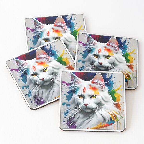 Item preview, Maine Coon fluffy designed and sold by VanillaVicArt.