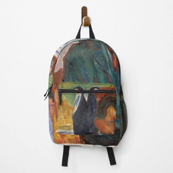 Item preview, Self-Portrait with a Bottle of Wine – Edvard Munch Expressionist Psychological Self-Portrait (1906) designed and sold by Art Outlaws.