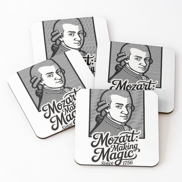 Item preview, Mozart Unplugged: Classical Genius in Bold Monochrome designed and sold by ForeverPrintsOK.