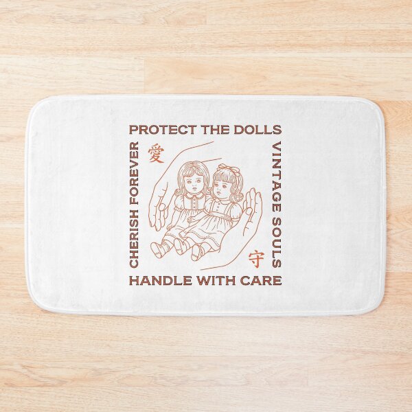 Item preview, Protect The Dolls Vintage Souls Cherish Forever Line Art designed and sold by zzz888.