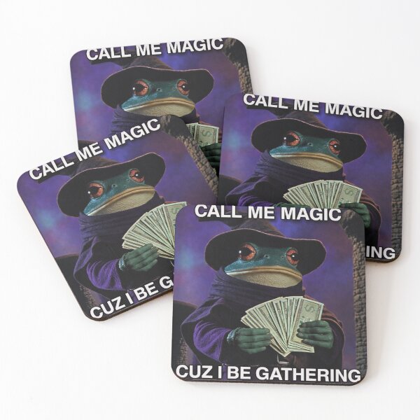 Item preview, Call Me Magic Cuz I Be Gathering | The Frog Mage | Funny Wizard Gamer Gift designed and sold by love3617.