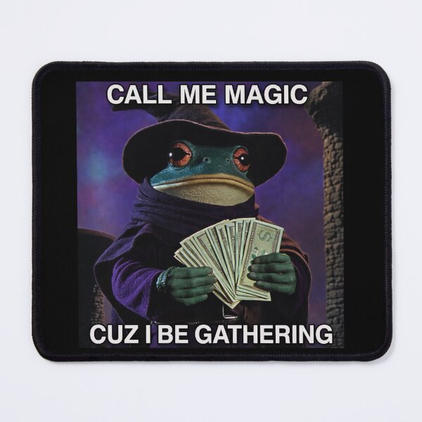 Item preview, Call Me Magic Cuz I Be Gathering | The Frog Mage | Funny Wizard Gamer Gift designed and sold by love3617.