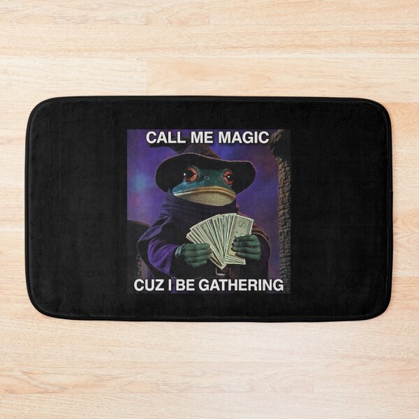 Item preview, Call Me Magic Cuz I Be Gathering | The Frog Mage | Funny Wizard Gamer Gift designed and sold by love3617.